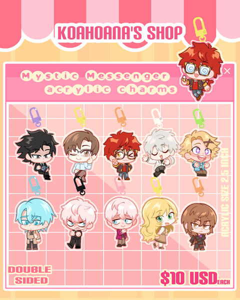 Acrylic charms