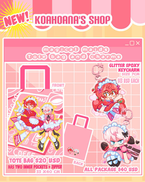 Magical maids totebag